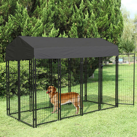 Large Dog Kennel with roof