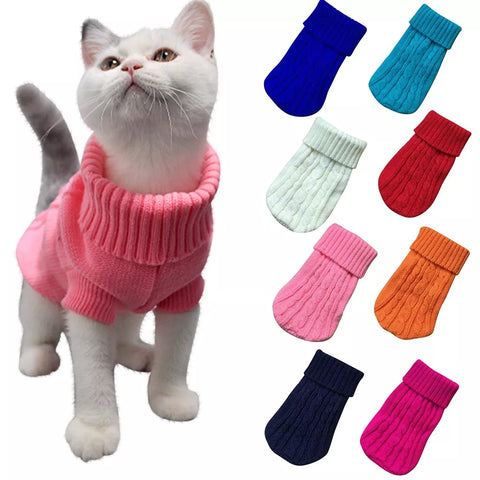 Warm Cat / dog Knitted Sweater