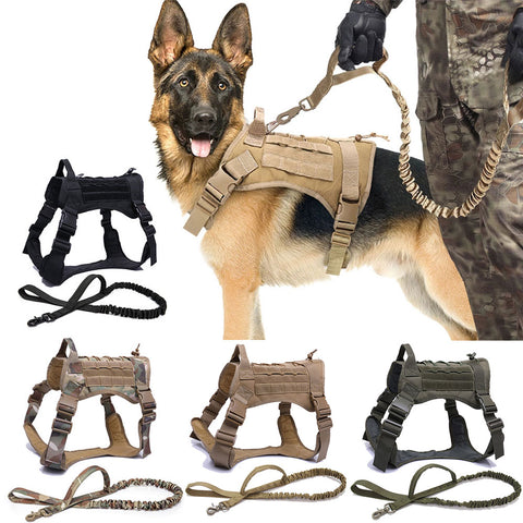 Tactical Dog Harnesses and leash